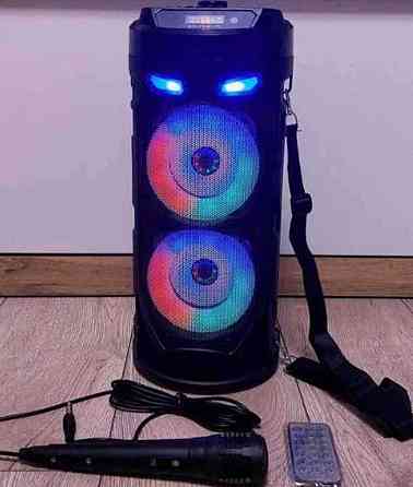Колонка портативная для караоке , акустическая система, сабвуфер, микрофон. Киев