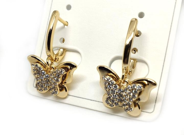 Серьги женские оригинальные Бабочки Киев - изображение 1