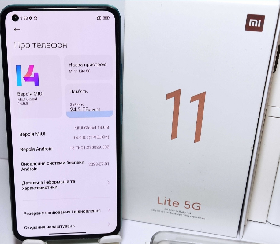 Смартфон Xiaomi 11 Lite 5G 8+3/128GB Green Киев - изображение 6