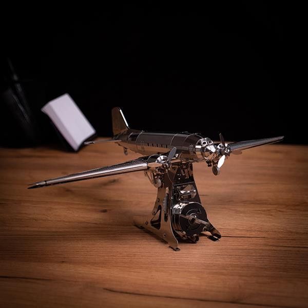 Колекційна модель-конструктор Metal Time Remarkable Douglas Літак DC-3 механічний (MT057) Харків - фото 5