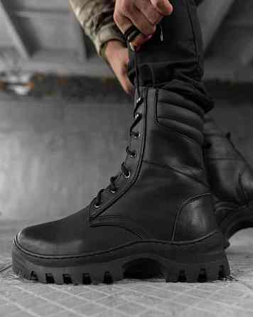 Зимние тактические ботинки F-1 black ВТ0464 Одесса