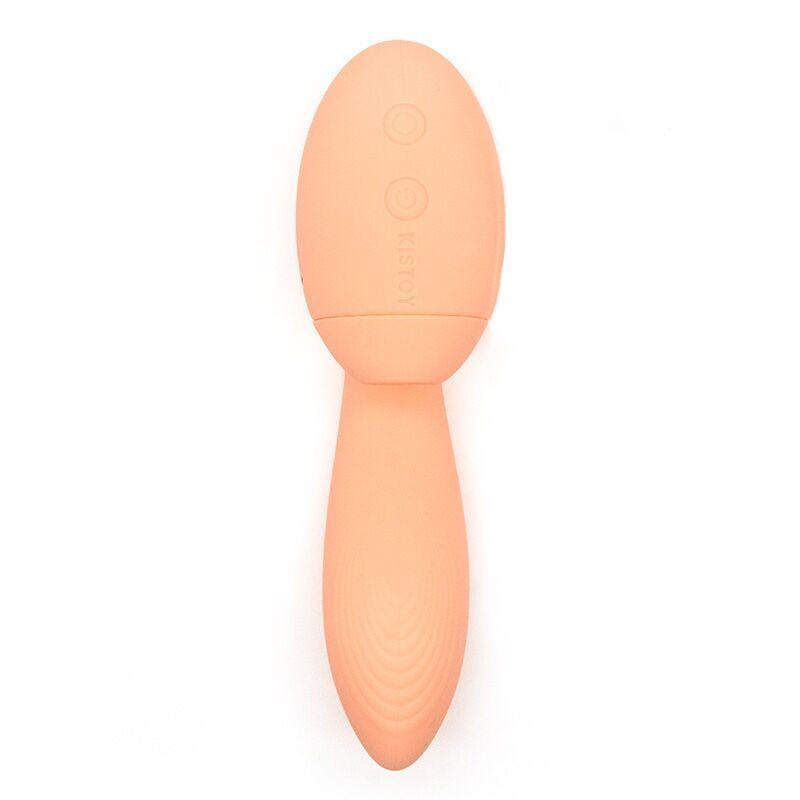 Вакуумний вібратор KISTOY Tina Mini Orange, вагінально-кліторальний Sex Aura Київ - фото 7