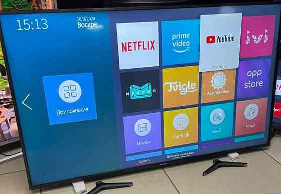 Телевізор Безрамний: 58" 4K Smart HISENSE 58A6100. Харків