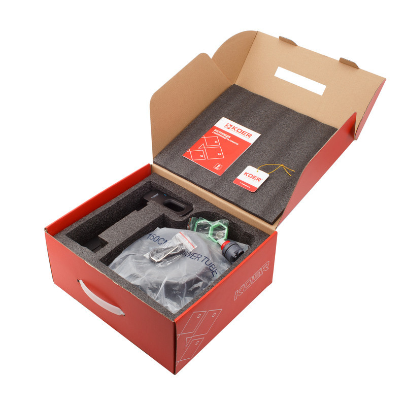 Змішувач для ванни Koer KB-41031-05 з коротким виливом (KR5437) Харків - фото 8