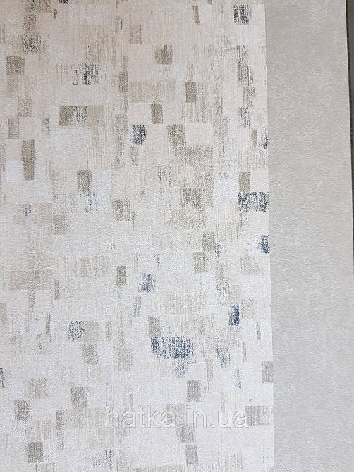 Обои виниловые на флизелине AS creation Geo Effect 0.53х10 абстракция геометрия 3д бежевые черные 38593-4 Киев - изображение 2