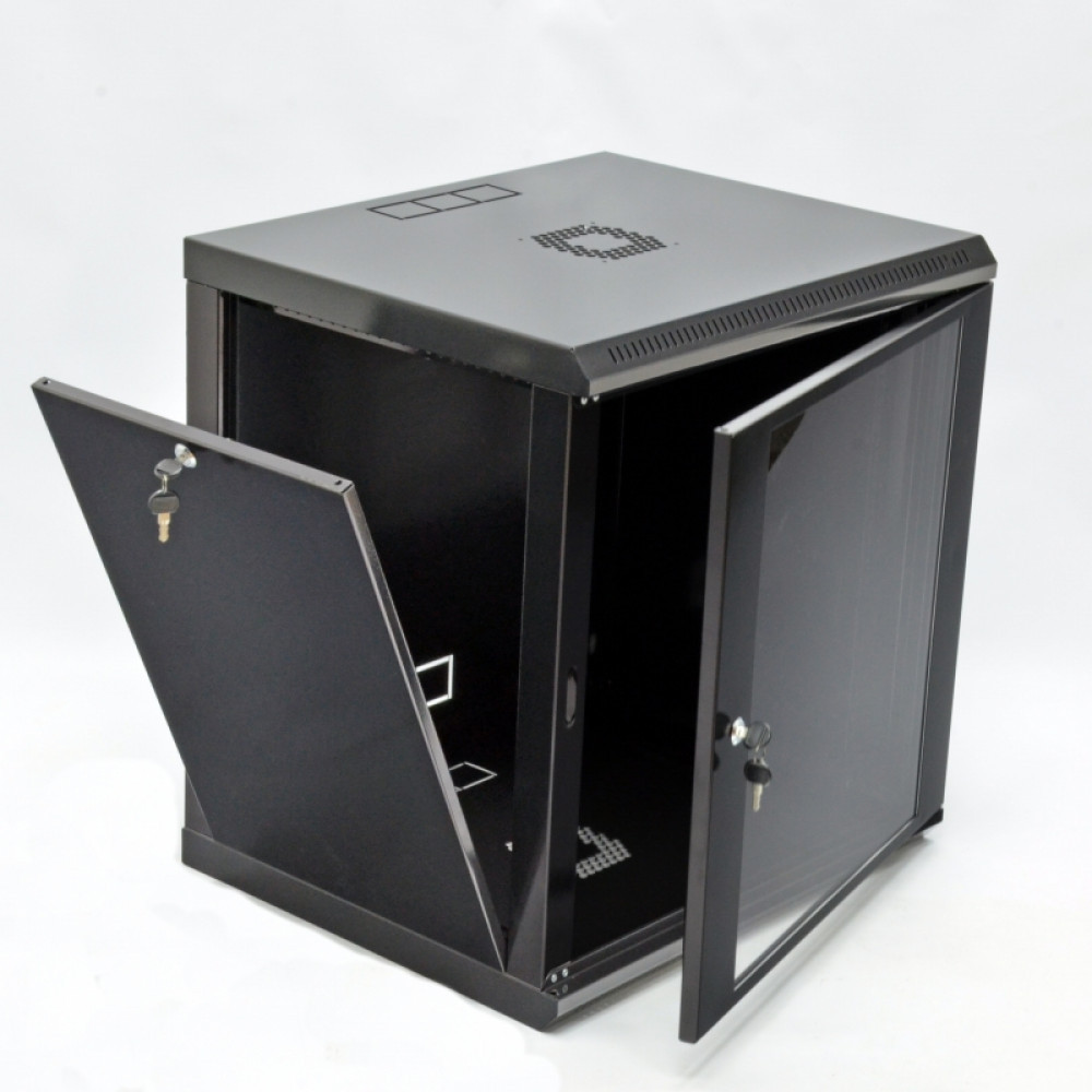 Шафа серверна CMS 12U 600 x 500 x 640 UA-MGSWL125B для мережевого обладнання Київ - фото 2