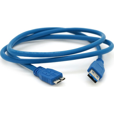 Дата кабель USB 3.0 AM to Micro B 1.0m blue Voltronic (YT-3.0AM\Micro-B-1.0BL) Вінниця - фото 1