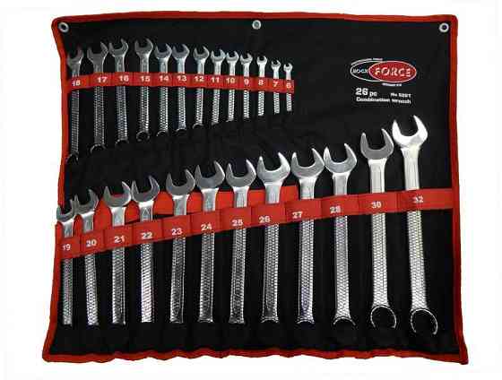 Набір ключів комбінованих 26пр. (6-28, 30, 32мм) на полотні Одеса