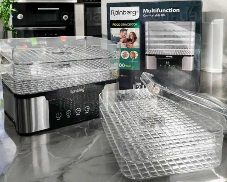 Електрична сушарка для овочів і фруктів Rainberg RB-2291/Дегідратор. Київ - фото 3