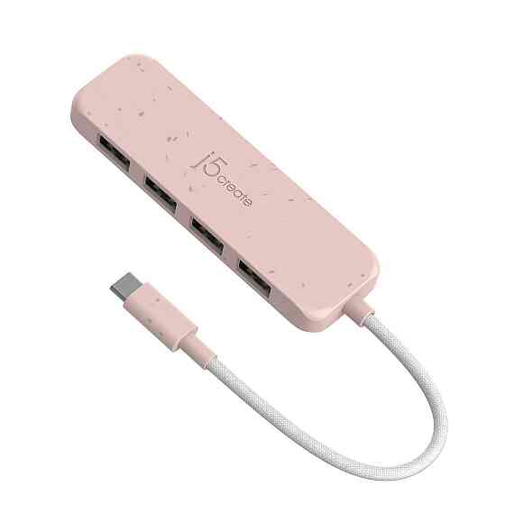 USB-хаб J5create 4 USB-A Red (JCH341ER-N) ( 18688 ) Харків