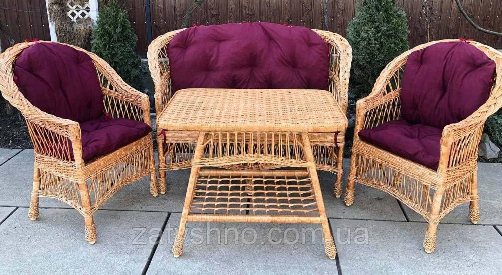 Мебель плетеная из лозы на подарок Киев - изображение 1