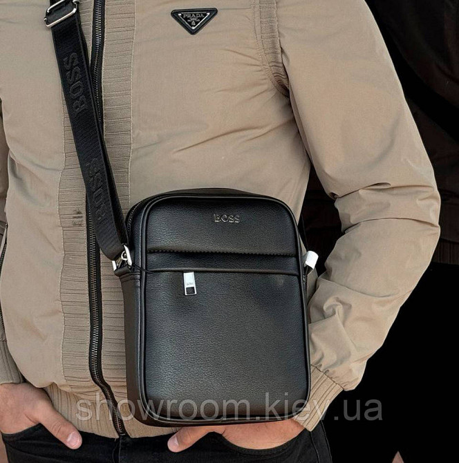 Мужская брендовая сумка Boss (0122-2) Киев - изображение 2