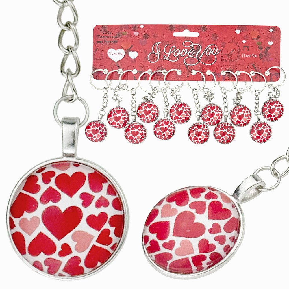 Брелоки для ключей Сердечки Любовь 12 шт Киев - изображение 1