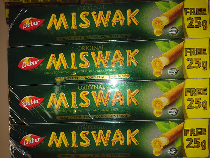 Зубна паста Dabur Herb'l Miswak Трав'яна 50 г + 25 Киев - изображение 1