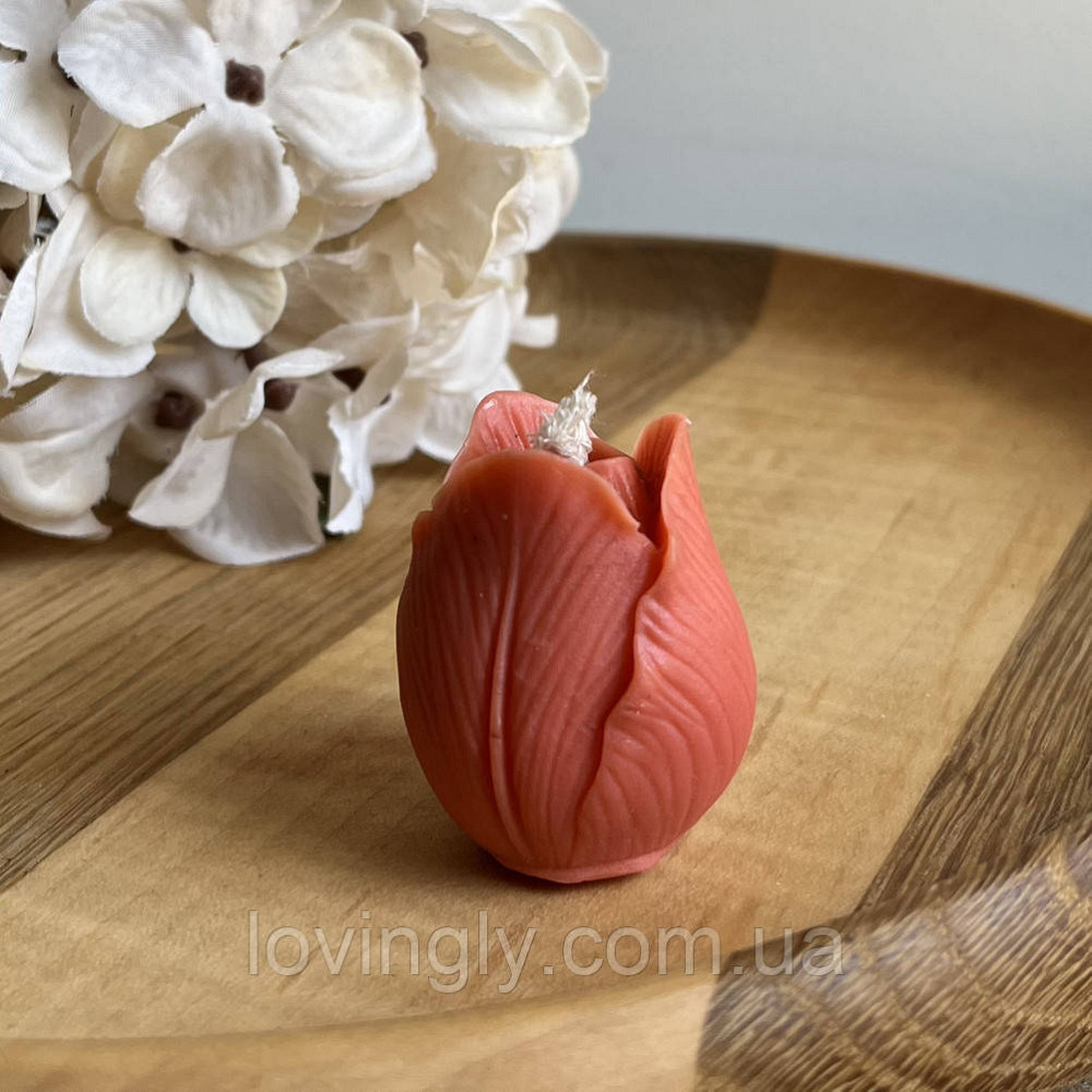 Фигурная свеча – тюльпан из натурального пчелиного воска Ирпень - изображение 3