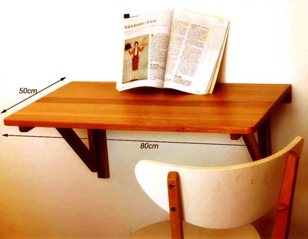 Настінний складаний столик "Требія" охра Миколаїв - фото 1