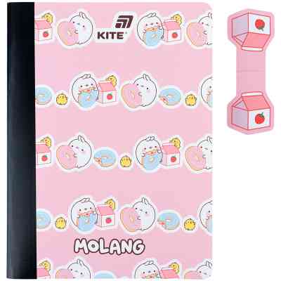 Блокнот Kite з магнітною закладкою Molang А5, 60 аркушів, клітинка (ML25-192) Вінниця