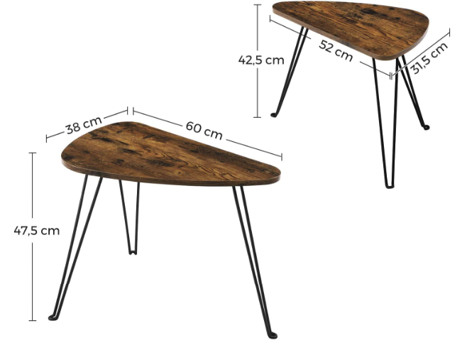 Комплект журнальних столиків Leobert Oskar в стилі Loft Киев - изображение 7