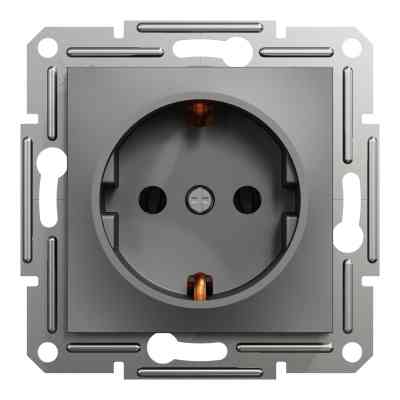 Розетка Schneider Electric ASFORA антрацит (EPH2900171) Винница