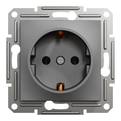 Розетка Schneider Electric ASFORA антрацит (EPH2900171) Вінниця - фото 1
