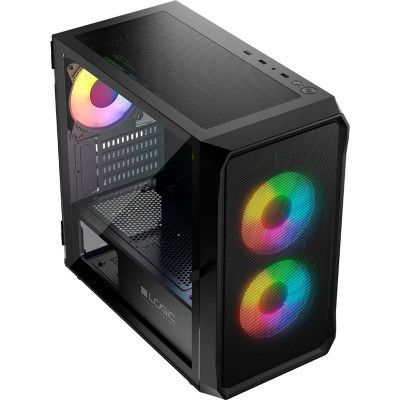 Корпус Logic concept PORTOS MESH+GLASS ARGB fans 3x120mm BLACK (AM-PORTOS-10-0000000-0002) Винница - изображение 10
