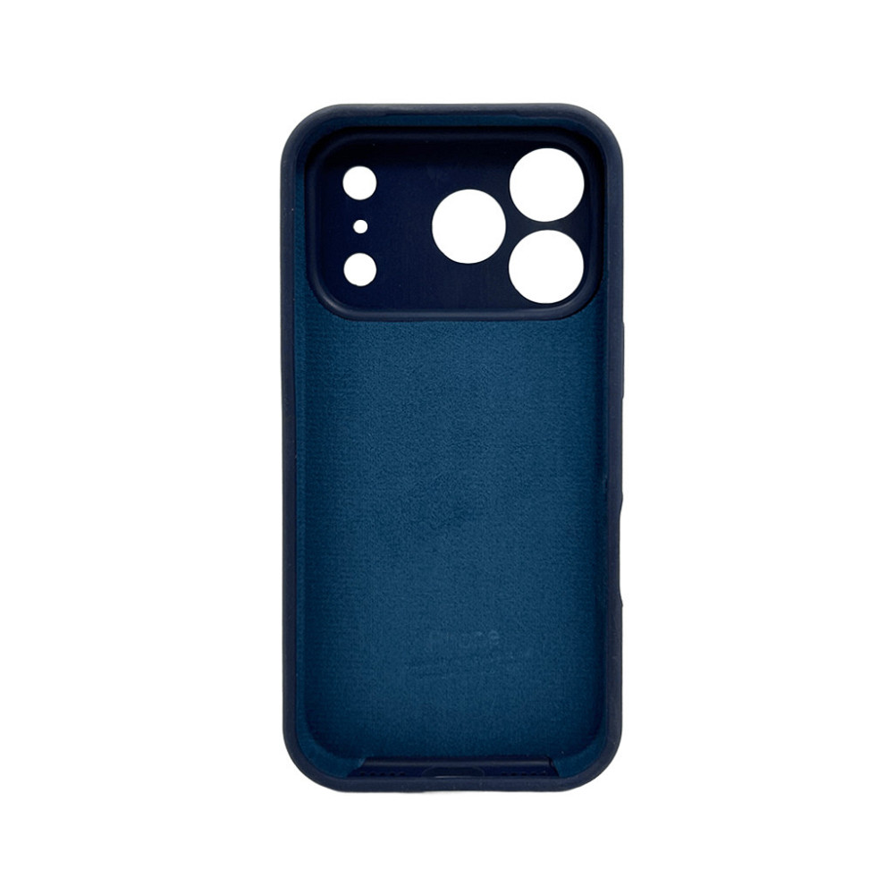 Чохол для смартфона Silicone Full Case AA Camera Protect for Apple iPhone 17 Pro 7,Dark Blue Київ - фото 3
