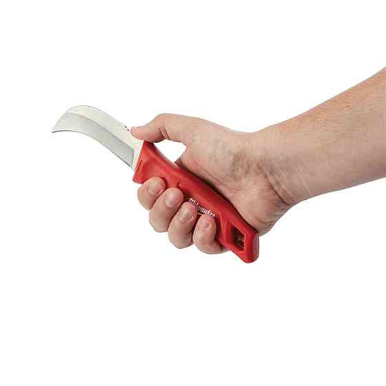 Ніж будівельний з фіксованим загнутим лезом MILWAUKEE, для кабелю Одесса