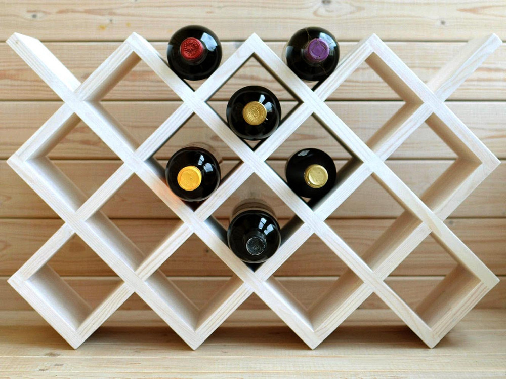 Настольная винная полка 
