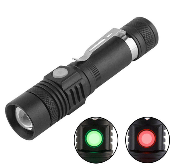 Ручний ліхтар Police BL-518-TG (Red), 18650, Zoom, ЗП Type C Дніпро