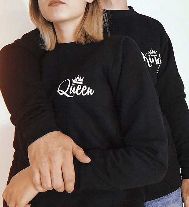 Парні світшоти для хлопця та дівчини.King and Queen Чернівці - фото 1