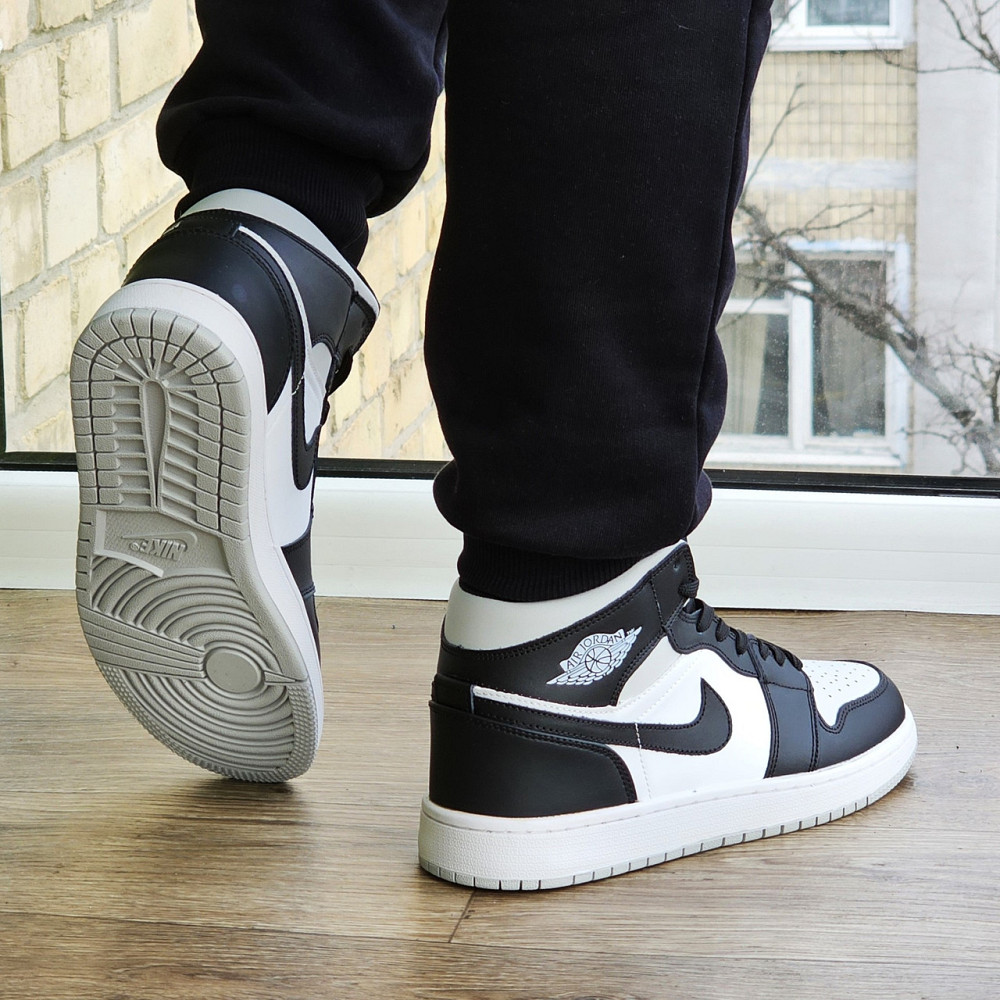 Высокие Термо Кроссовки Nike AIR Jordan Белые Мужские Еврозима Джордан Найк Кожаные (размеры: 41,42,43,44,45) Днепр - изображение 4