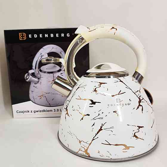 Чайник на плиту для кухні Edenberg EB-12610 3л, Чайники зі свистком заварювальні чайники VO-23 Львів