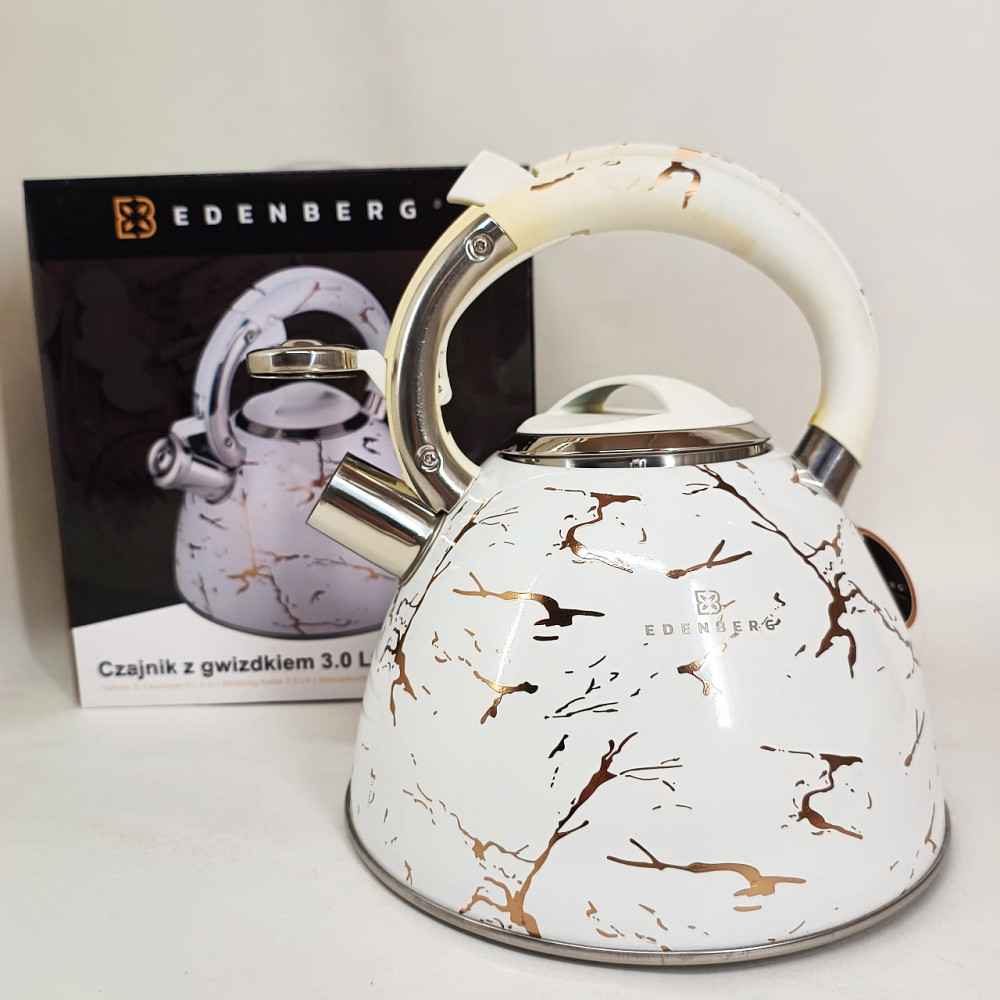 Чайник на плиту для кухні Edenberg EB-12610 3л, Чайники зі свистком заварювальні чайники VO-23 Львів - фото 2