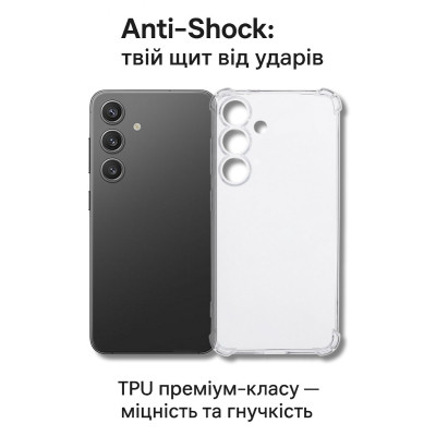 Чехол для мобильного телефона BeCover Anti-Shock Samsung Galaxy S25 FE SM-S731 Clear (714384) Винница - изображение 5