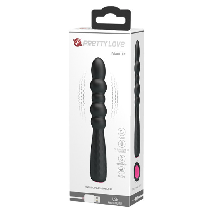 Вібратор - Pretty Love Monroe Vibrator Black Sex Aura Київ - фото 10