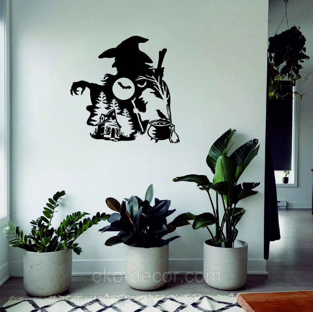 Декоративное настенное Панно «Хеллоуин», Декор на стену 90*90 см, Черный Киев - изображение 8