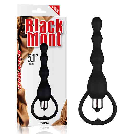 Анальный стимулятор с вибрацией Chisa Black Mont Sex Aura Киев