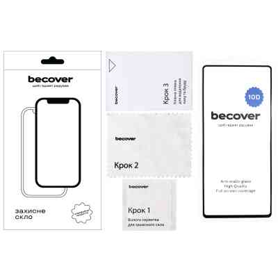 Скло захисне BeCover Samsung Galaxy S25 Ultra SM-S938 10D Black (712723) Вінниця
