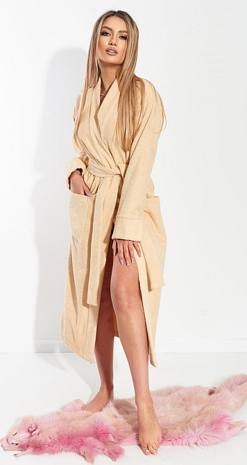 Хлопковый махровый халат Киев - изображение 5