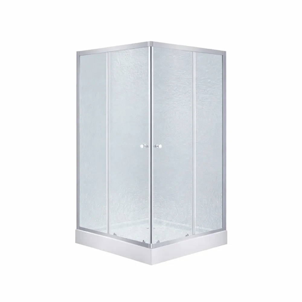 Набір Lidz душова кабіна Wawel SC90x90.SAT.LOW.FR, скло Frost 4 мм + піддон Mazur Київ - фото 1