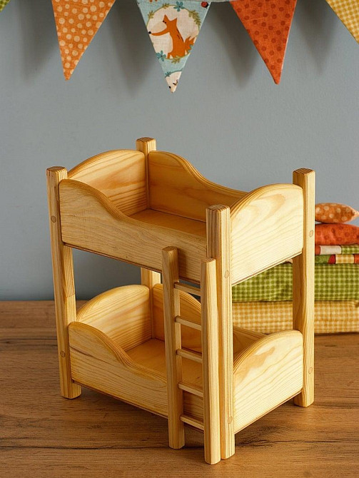 Ліжко для ляльок "Мулан" ваніль Миколаїв - фото 8