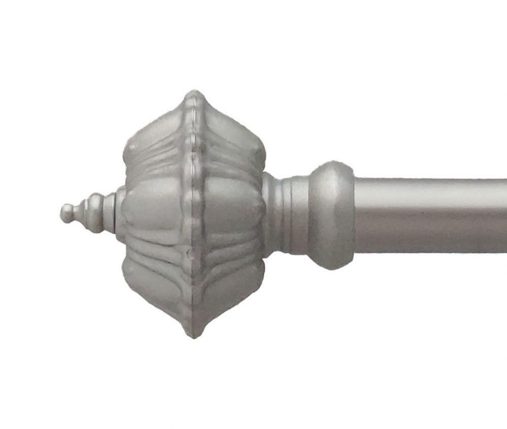 Карниз Orvit Шато металевий дворядний техно гладка труба кільце металеве Сатин 25\19 мм 300 см (00-00026452) Львов - изображение 2