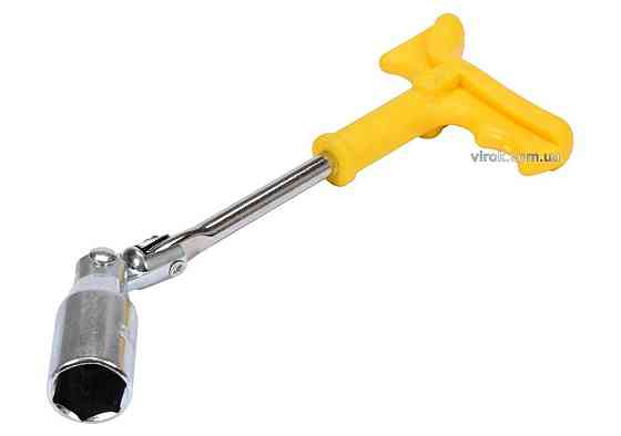 Ключ до свічок двигунів шарнірний VOREL : М21, пластикова ручка, l= 260 мм [50] Одеса