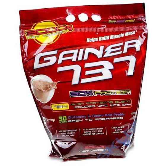 Гейнер Megabol Gainer 737 (30% protein ) 3000g (Strawberry) Луцк