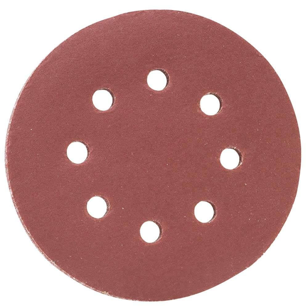 Круг шлифовальный 8 отверстий Ø125мм P320 (10шт) SIGMA (9122731) Ровно - изображение 1