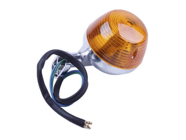 Поворот круглий на мопед Альфа, к-т: 1 шт., пластик хром Мукачево - фото 2