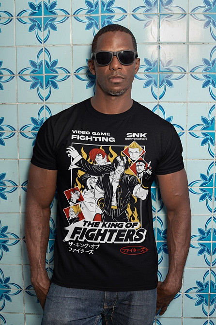 Футболка для мальчика аниме Стреет Фигхтер Вс Кинг оверсайз (рост от 165 до 180 ) Черний AnimeJ0022m Днепр - изображение 1