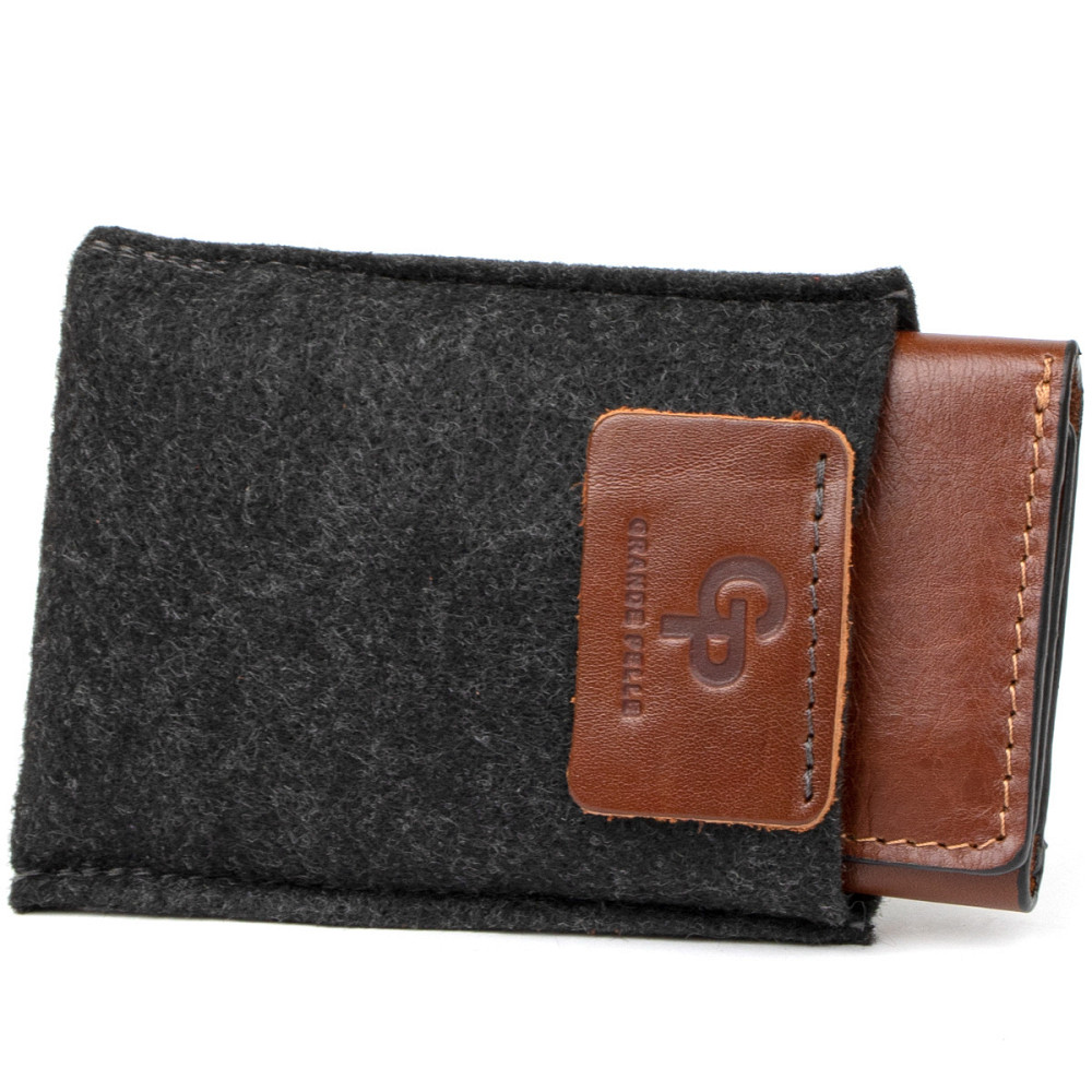 Шкіряна візитниця Коричневий (GRANDE PELLE) Київ - фото 12