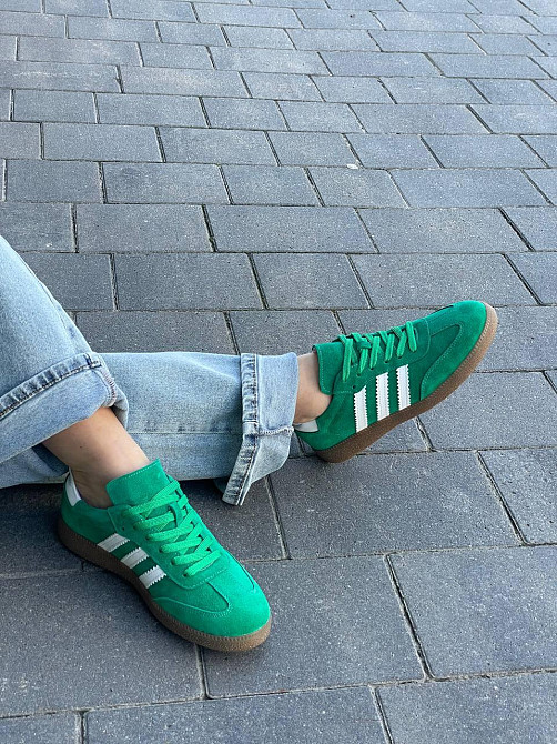 Кеди жіночі Notta bene зелені натуральна замша 37р.(K-0424) Коломия - фото 7