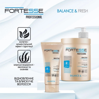 Маска для волосся Fortesse Professional Balance &amp; Fresh 200 мл (4823115500199) Вінниця - фото 2